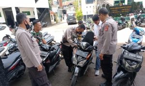 Polsek Operasi Kendaraan Roda Dua Siswa