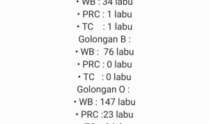 Stok Darah PMI Sumedang Aman