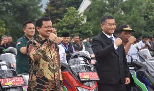 Para Kades dan Lurah Dibagi Motor Inventaris