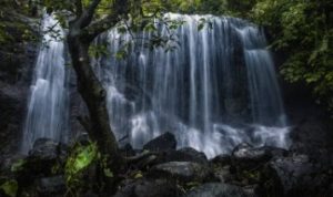 Panorama Curug Cigorobog Sumedang yang mempesona