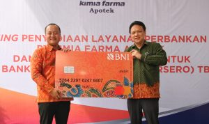 BNI Kelola Jasa Penyaluran Tunjangan Bagi Karyawan PT Kimia Farma Apotek