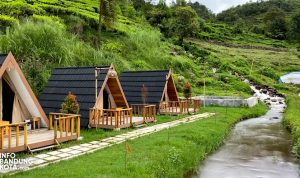 Keindahan alam di Ecopark Curug Tilu Ciwidey