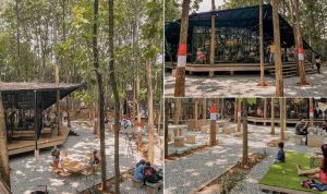 Nongkrong Sejuk di Hutan Jati Cafe Gelato Purwakarta