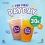 Promo Awal Tahun Chatime Asia Plaza Sumedang, 2 Reguler hanya 30K!