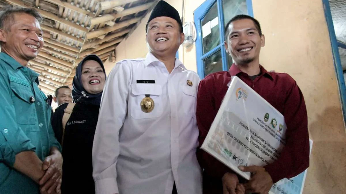 Wagub Jabar Tinjau Lokasi Penerima Bantuan CSR Jabar Caang di Cilembu