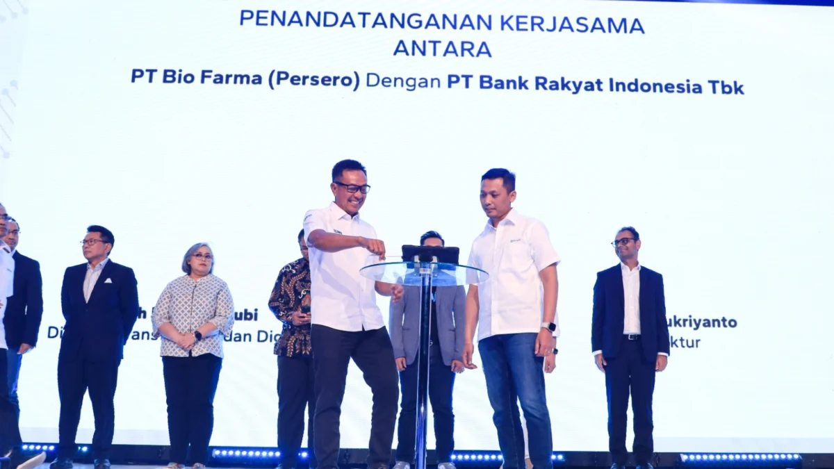 Permudah Layanan Keuangan, BRI Jalin Kolaborasi dengan Bio Farma Bangun Ekosistem Healthcare