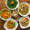 pasangan sayur dan lauk