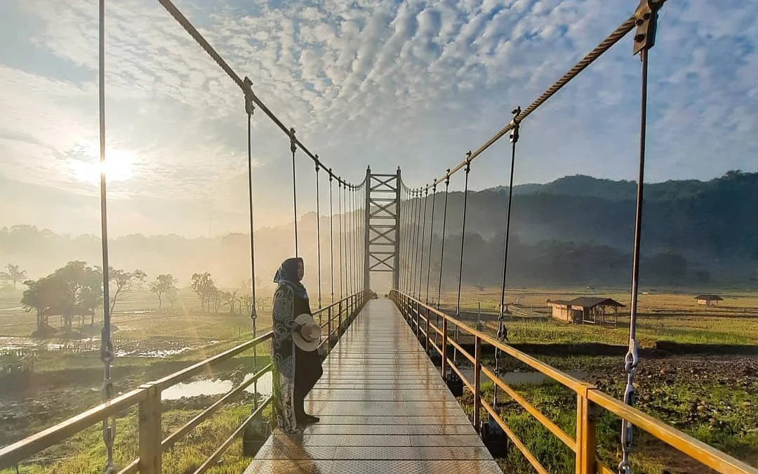 jembatan gantung panyindangan sumedang