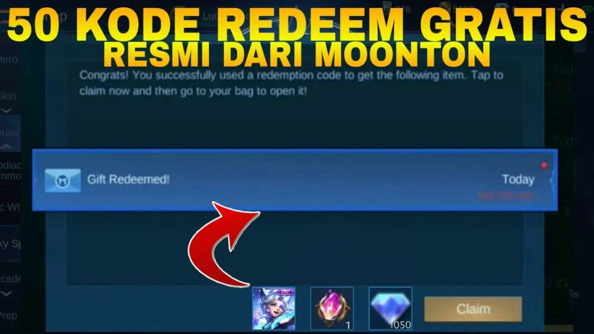 Mobile Legend Redeem Code Hari Ini Lengkap Dengan Caranya