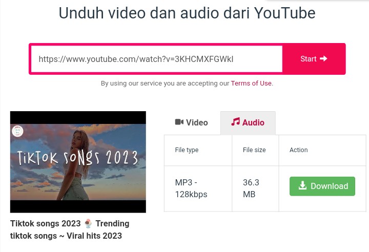 y2mate mp3 download lagu tik tok