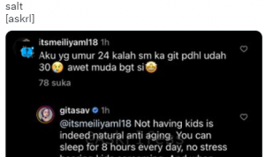 Gitasav di Hujat Netizen Soal Tak Punya Anak Adalah Solusi Awet Muda