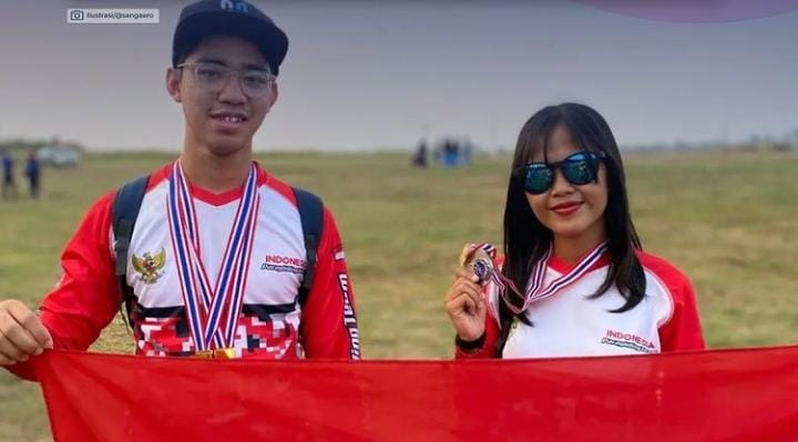 Pangeran Dirgantara berhasil menyebat juara di bidang olahraga paralayang