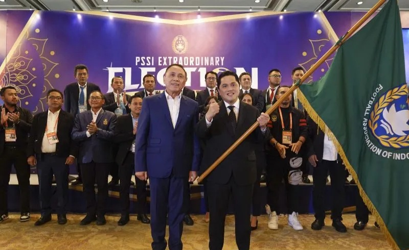 Erick Thohir Resmi Jadi Ketua Umum PSSI.