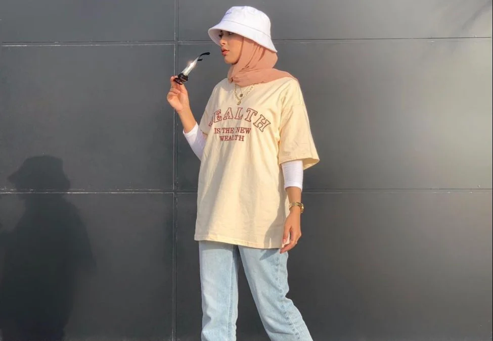 Baju Cream Cocok Dengan Jilbab Warna Apa