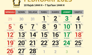 Kalender Februari 2023