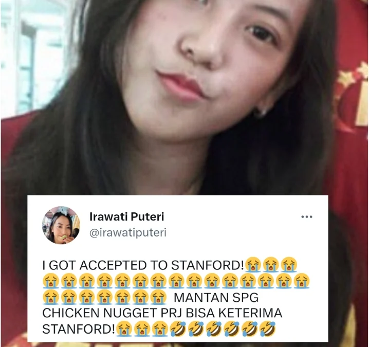 Irawati Puteri : Mantan SPG Nugget PRJ Keterima S2 di Stanford