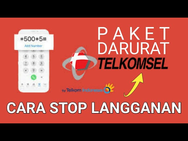 Cara Cepat Nonaktifkan Paket Darurat Telkomsel