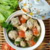 Resep Bakso Ayam Jamur dan Sayur Praktis Lezat Cocok Untuk Makan Siang