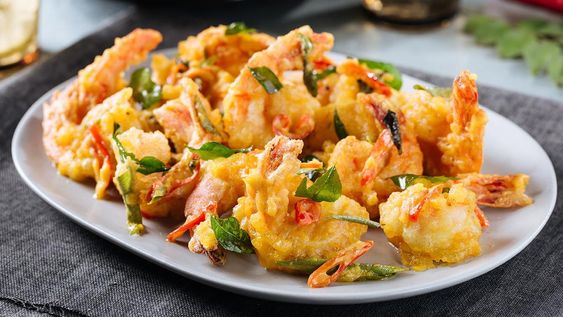 Resep Udang Goreng Telur Asin