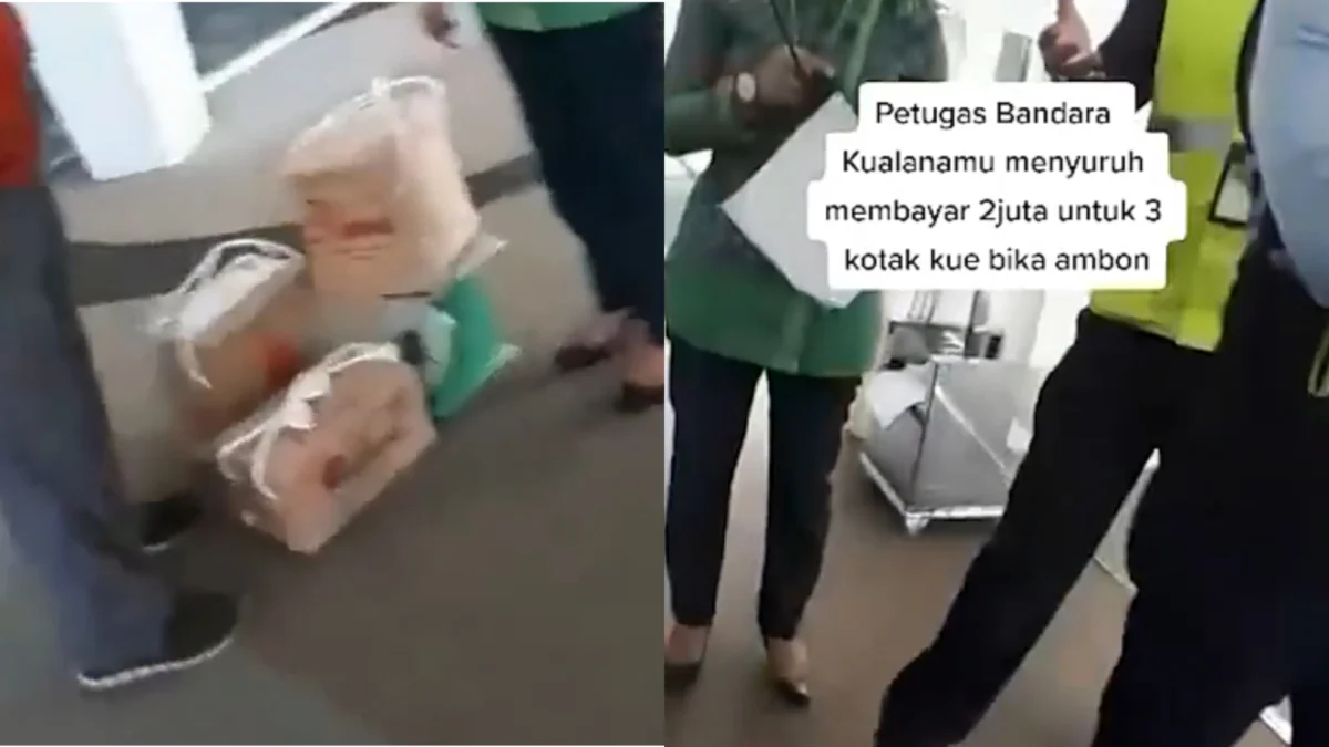 Viral! Penumpang Bawa 3 Kotak Bika Ambon, Didenda Rp 2 Juta Oleh Petugas Bandara