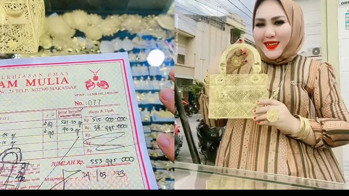 Mira Hayati, CEO Skincare Makassar Beli Tas Emas Harga Rp 553 Juta