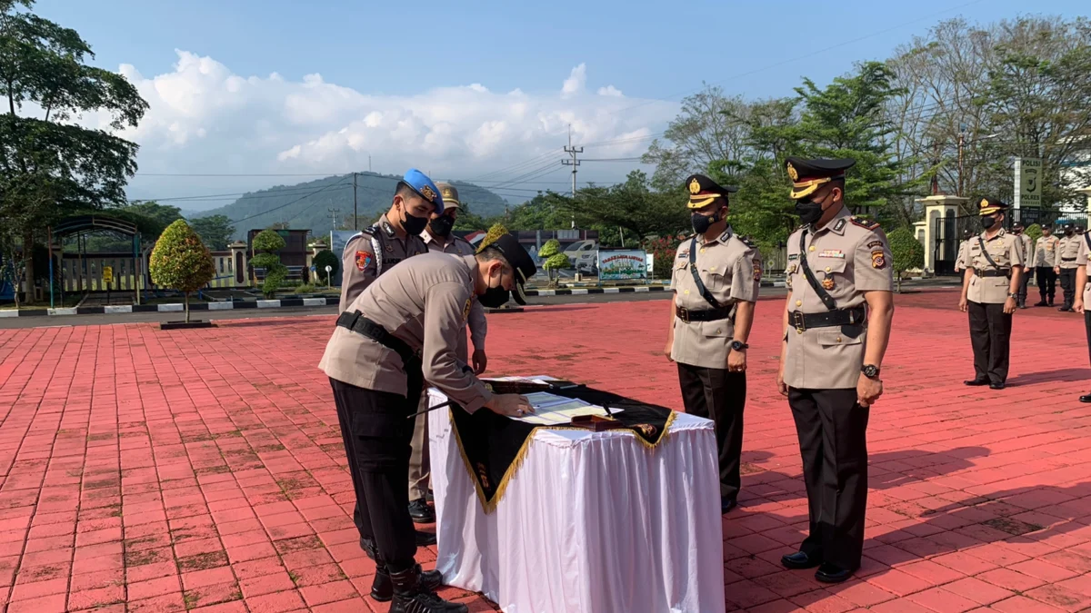 Tiga pejabat utama Polres Sumedang Diganti yang Baru