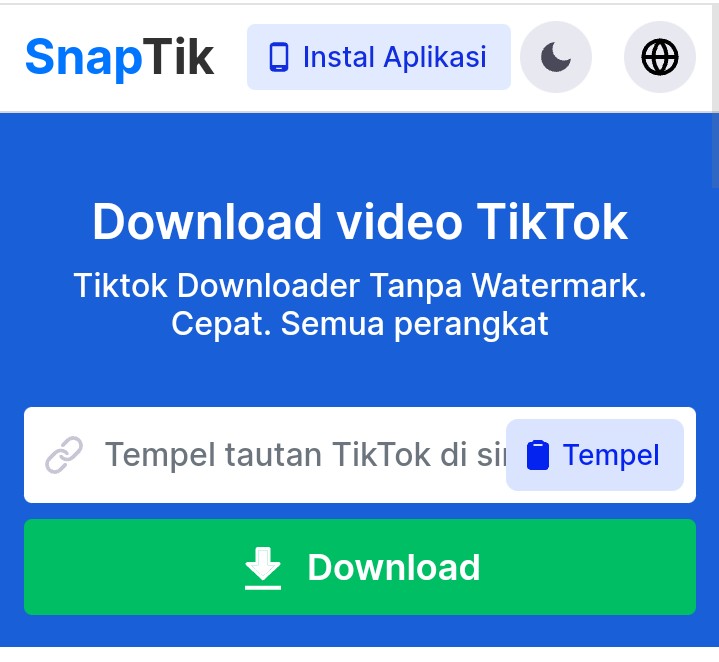 Cara Download Video TikTok