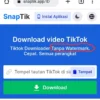 SnapTik: Tempat Download Video TikTok Tanpa Watermark