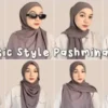 Cara Pakai Pashmina Tali yang Kekinian