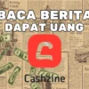 Aplikasi Baca Berita Dapat Uang, Pakai Cashzine Apk