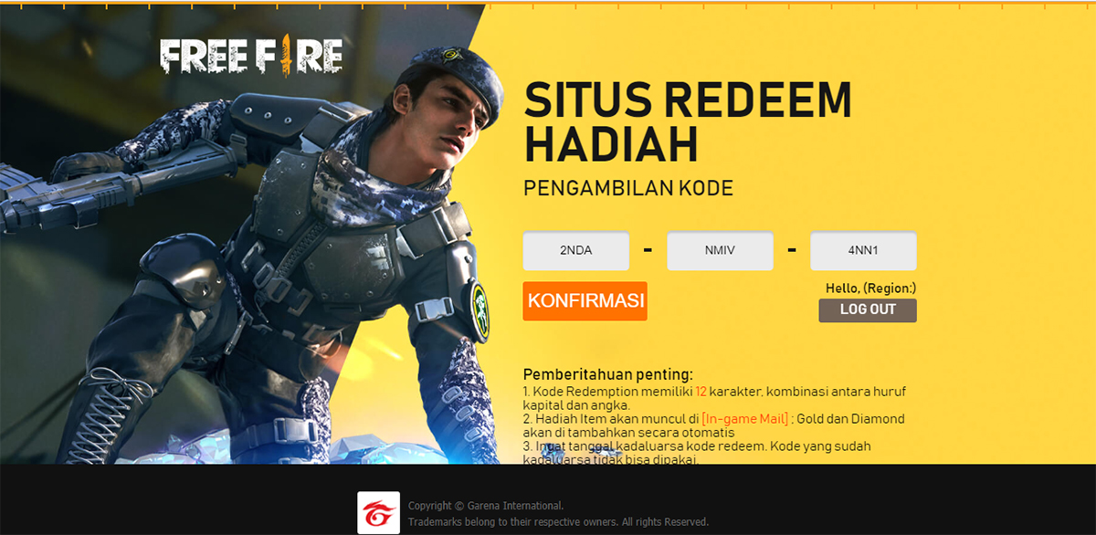 Klaim Sekarang, Kode Redeem Free Fire yang Masih Aktif untuk Pemain Baru