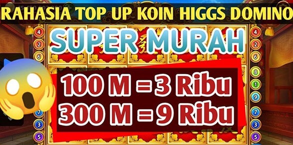 Promo Top Up Higgs Domino Pulsa Telkomsel 3000 Dapat 200m