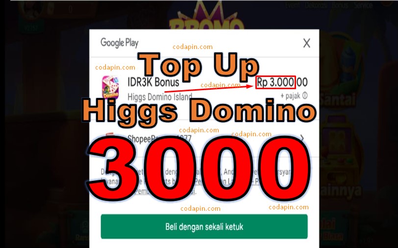 Cuma 3 Ribu! SImak Cara Top Up Chip Higgs Domino Murah via Pulsa 3000 Semua Operator