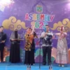 MERIAH : Photo Pembukaan Acara Assembly di Pusat Perbelanjaan Asia Plaza Sumedang, Sabtu (18/3).