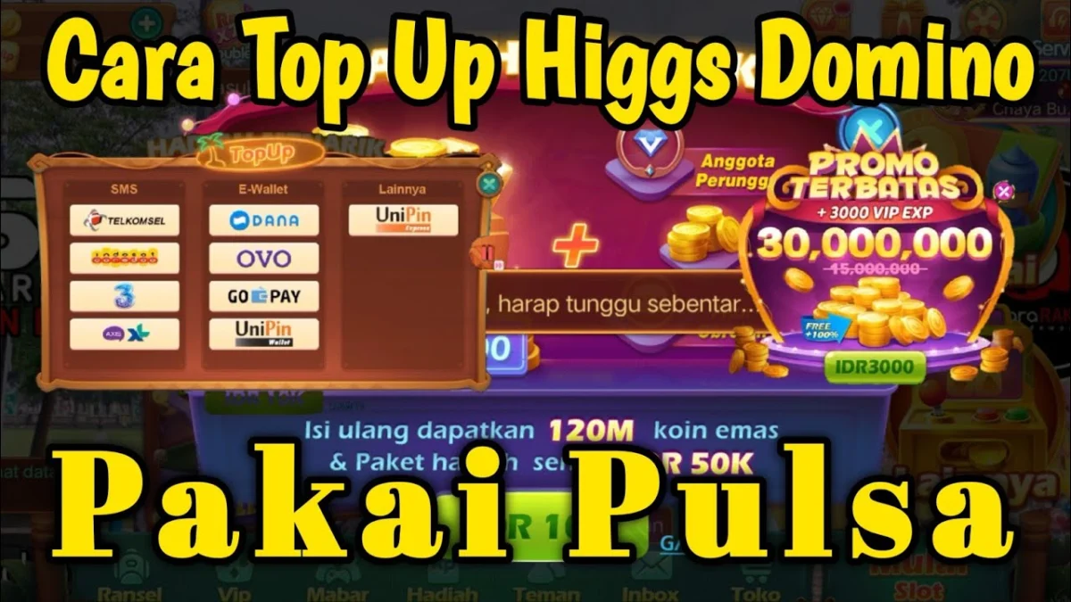 Promo Top Up Higgs Domino Pulsa Telkomsel 3000 Dapat 200m Chip