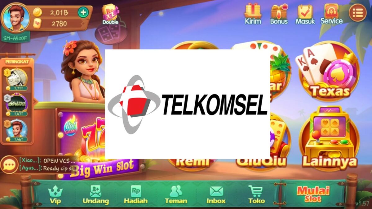 Klaim Promo Top Up Higgs Domino Pulsa Telkomsel 3000 Dapat 200m