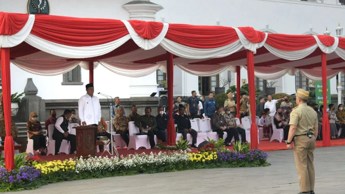 Wagub Uu Ruzhanul Canangkan Bulan K3 Tingkat Provinsi Jawa Barat Tahun 2023