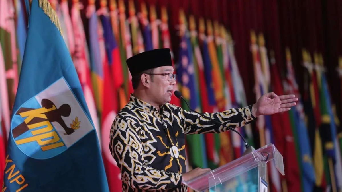 Hadiri Rakernas KNPI, Ridwan Kamil: Lahirkan Gagasan Besar