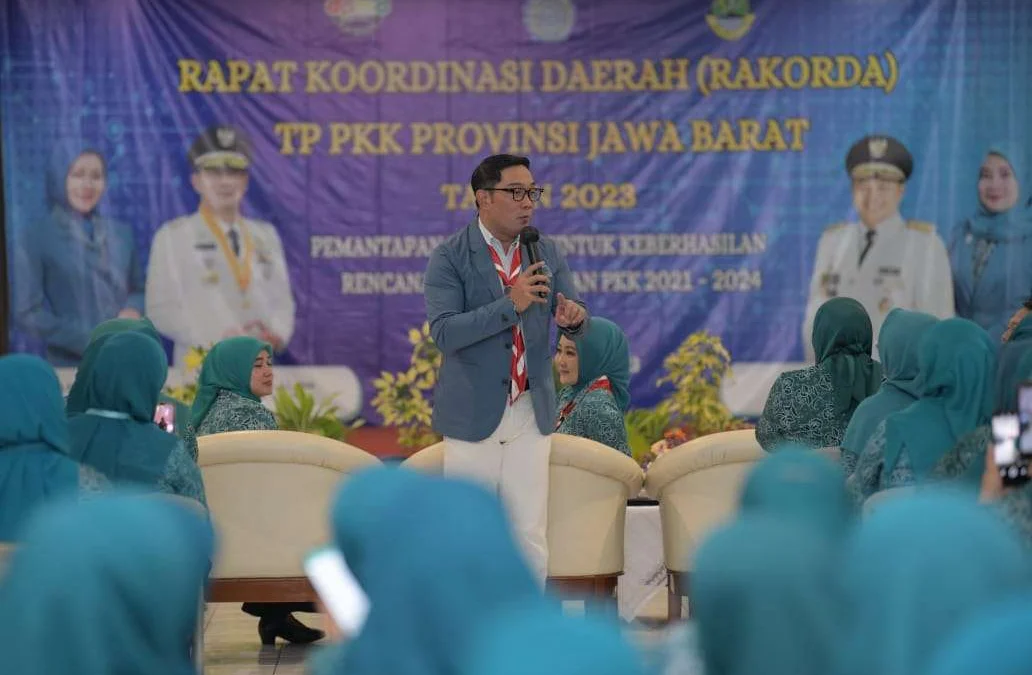 Ridwan Kamil Pada Acara Kader PKK Sebarkan Berita Baik