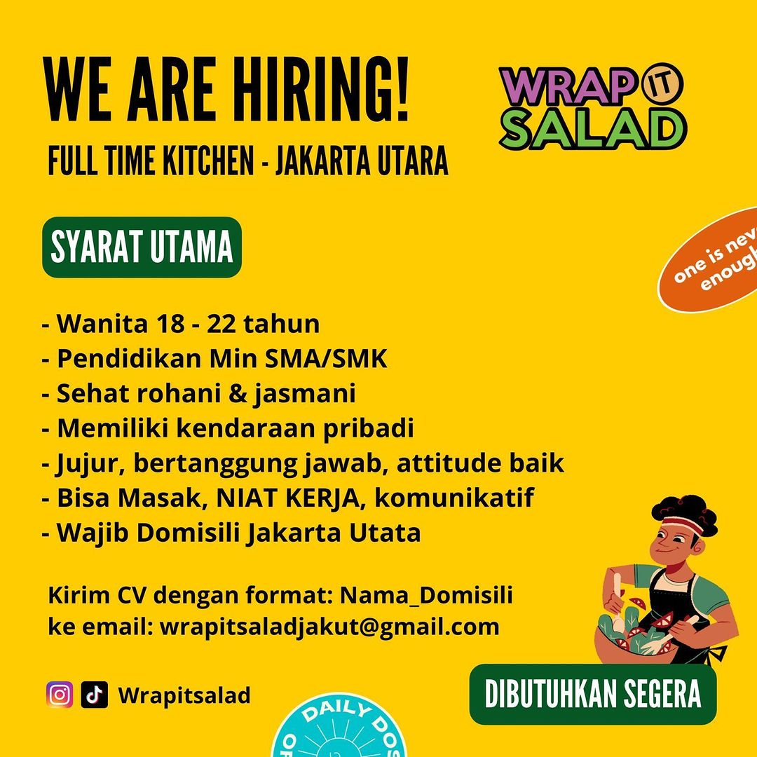 Kumpulan Loker Startup Jakarta Terbaru 2023, Lulusan SMA Gaji Tinggi