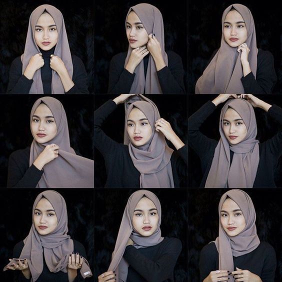 Style Pashmina untuk lebaran