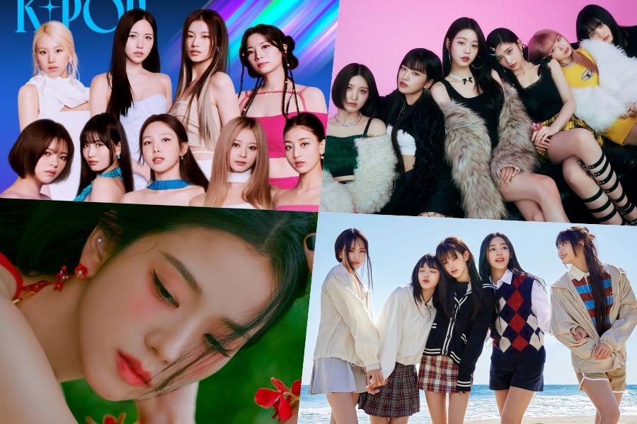 TWICE, IVE, Jisoo BLACKPINK, NewJeans, dan Lainnya Berada di Top Chart Monthly & Weekly