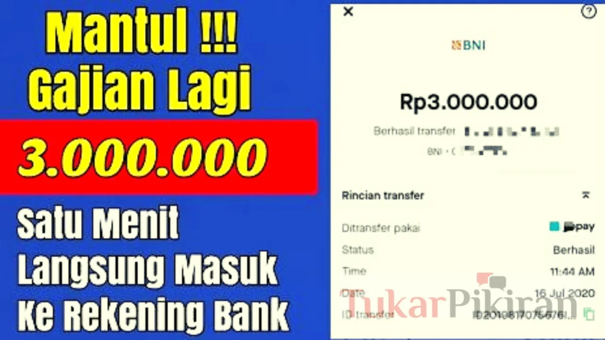 7 Aplikasi Penghasil Uang Langsung ke Rekening Tanpa Undang Teman Tercepat dan Terbaik