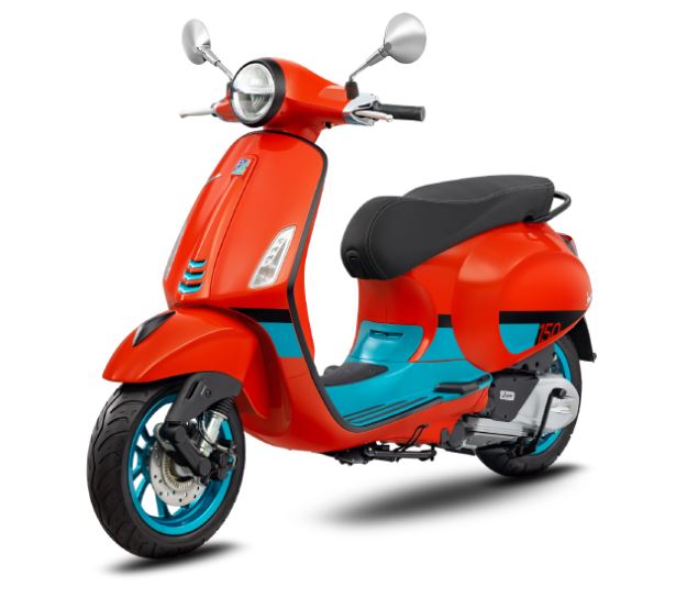 Vespa Primavera Matic Versi Orange Biru Rilis Mahal 60JT!!!