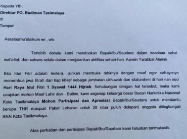 BNN Tasikmalaya Ajukan Permintaan Tak Biasa ke PO Bus Budiman: Minta THR untuk Korban Penyitaan Narkoba