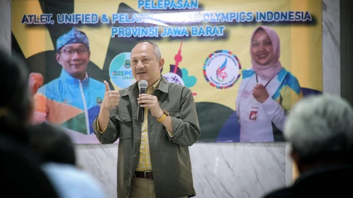 Sekda Setiawan Lepas Atlet SOIna Jabar Menuju Special Olympics World Games di Berlin