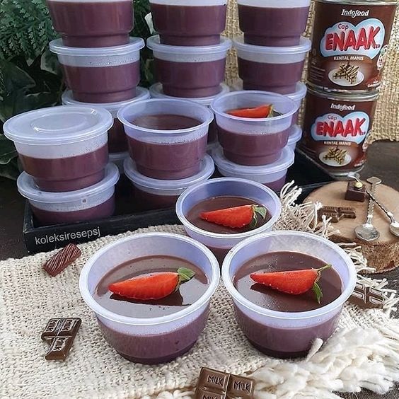 Resep Puding Cokelat Yang Manis Dan Lembut