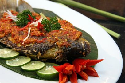 Resep Leluhur Ikan Gurame Bakar Bumbu Rujak