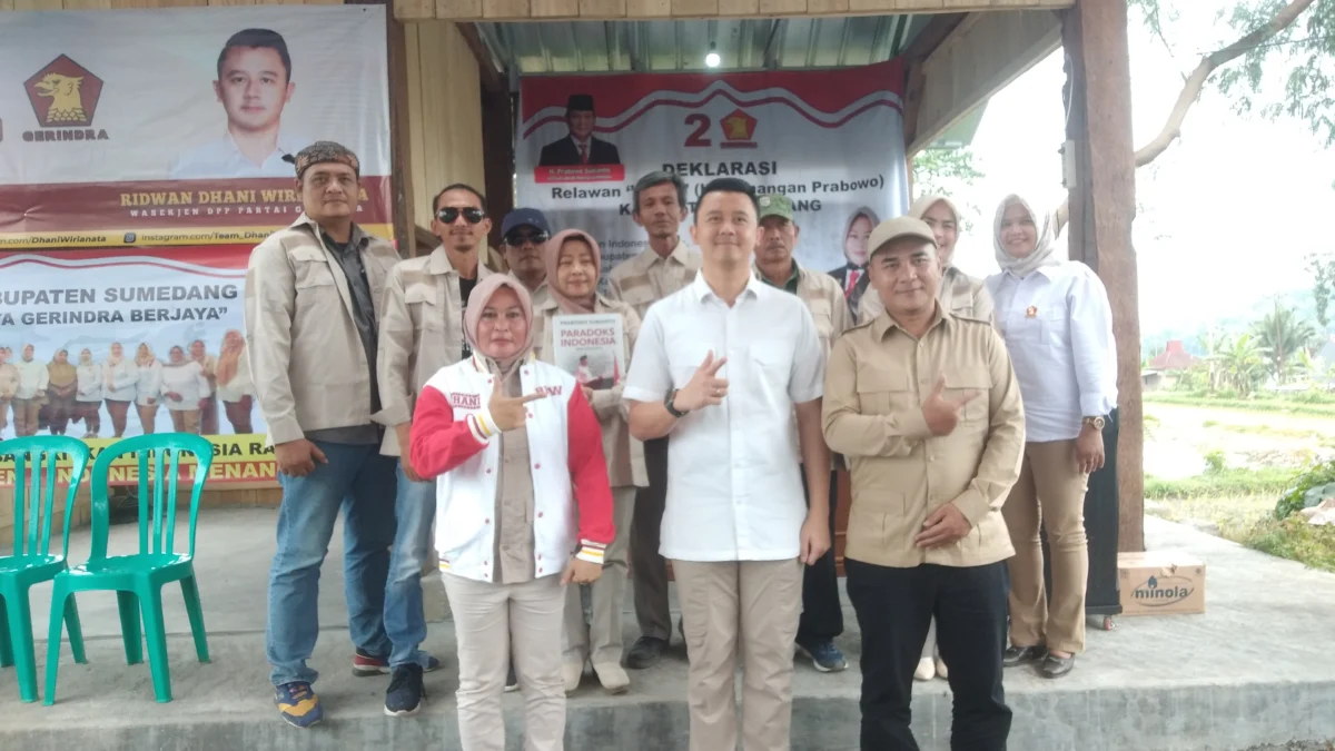 Relawan Kepo Deklarasi, Targetkan 80 Persen Suara Prabowo di Sumedang