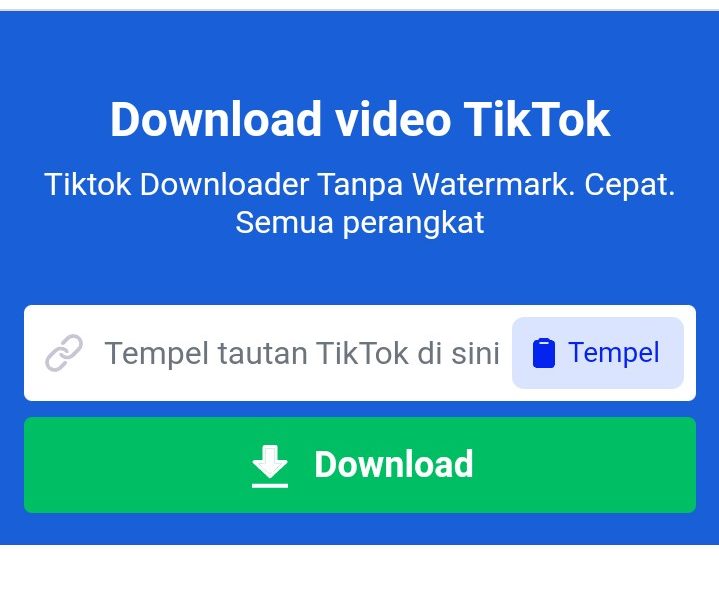 unduh video tanpa watermark